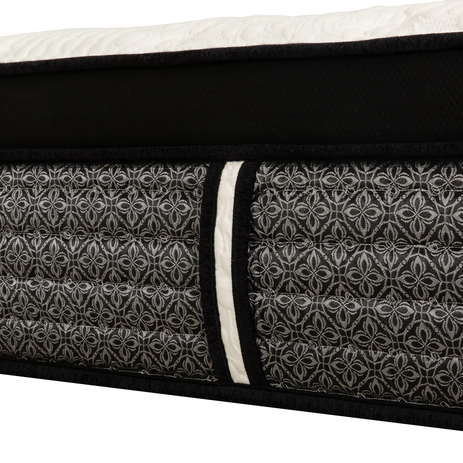 Miekor Furniture Premium 16 in. Full Size Pocket Coil Hybrid Mattress, Ultra Plush Gel Memory Foam Mattress for Comfort Sleep, White/Gray 41688