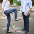 thumbnail image 3 of Bangcool 10PCS Kick Shuttlecock Interactive Colorful Feather Foot Sport Outdoor Toy Game, 3 of 10