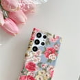 thumbnail image 7 of Stylish Exquisite Flower Pattern TPU Phone Case for Samsung Galaxy S23 S22 S21 Ultra Plus FE Cute Floral Comfortable Soft Cover for Women and Girl(White Purple,S22 Plus), 7 of 7