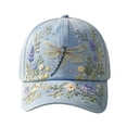 thumbnail image 2 of GrmtClth Wildflower Wildlife Print Baseball Cap Cute Forest Animal Plant Pattern Adjustable Back Strap Hat Fashion Outdoor Sun Hat For Everyday Outings Light Blue, 2 of 6