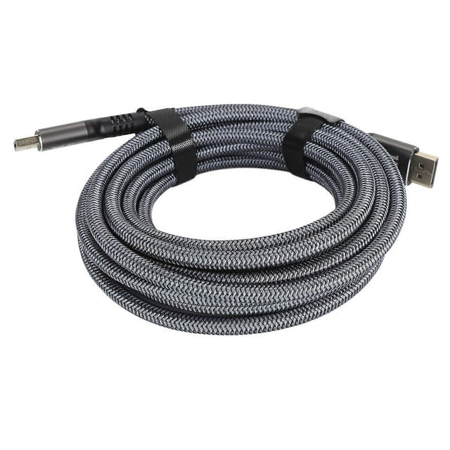 Câble DisplayPort 2.1 5 m Câble d'extension DisplayPort 16K à 30 Hz 40 Gbit/s 3D Dynamic HDR Câble DisplayPort HD