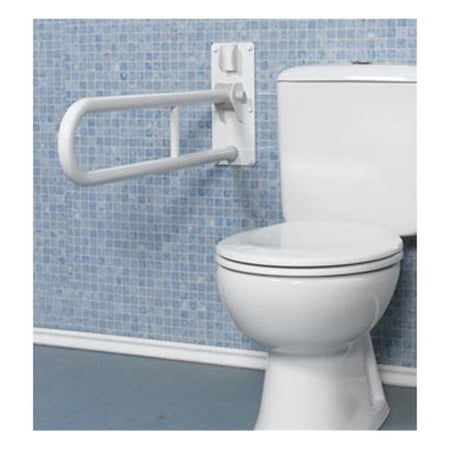 AKW  Fold-up Double Support Bar - White - 30 in.