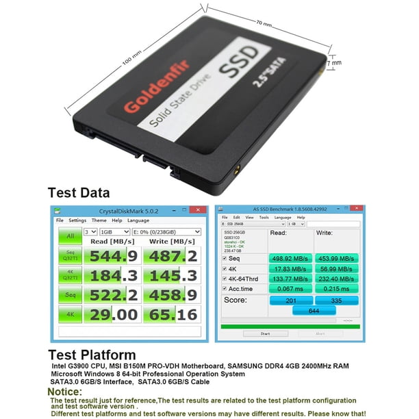 SATA3.0 SSD Internal Solid State Hard Disk Drive for Laptop