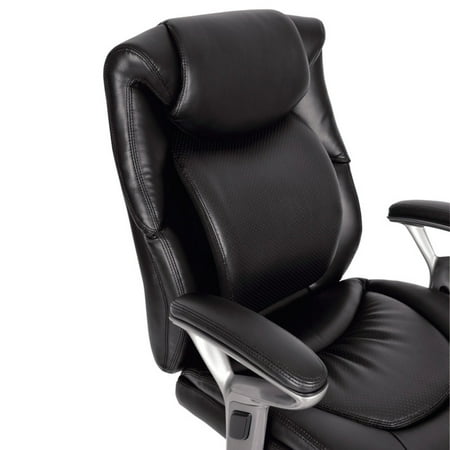 Serta - AIR Health & Wellness Mid-Back Manager's Chair - Black