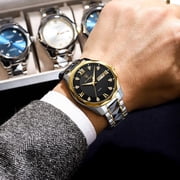 Poedagar luxury man wristwatch sport stainless steel men watch waterproof luminous date week men's watches business quartz clock