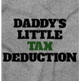 thumbnail image 2 of Daddys Little Tax Deduction Dad Joke Romper Boys or Girls Infant Baby Brisco Brands 12M, 2 of 6