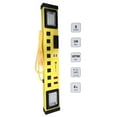 thumbnail image 2 of Xtricity - Barre d'Alimentation Robuste à 8 Prises avec Lumières DEL et Support pour Téléphone, Jaune, 2 of 6