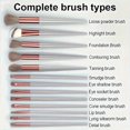 thumbnail image 3 of 13 PCS Makeup Brush Set, Makeup Kit, Foundation Powder Concealers Eyeshadow Blush Makeup Brushes Make up Brushes Kit., 3 of 7