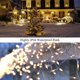 thumbnail image 3 of Luces de hadas, luces de hadas impermeables para exteriores, 8 modos de luces LED para exteriores e interiores para Navidad, bodas, fiestas, dormitorios, jardín, blanco cálido (20M 200LED) Kuyhfg Bienvenido a Kuyhfg, 3 of 5