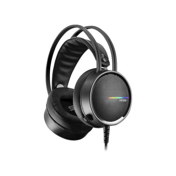 Audifonos Gamer Vorago HS-502 con micrófono 3.5 mm LED RGB Color Negro