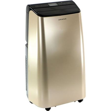 Amana - 450 Sq. Ft. Portable Air Conditioner - Black/Gold