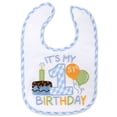 thumbnail image 5 of Baby Essentials It’s My 1st Birthday Bib & Party Hat Set – Baby Boy First Birthday Outfit Accessory, Blue Birthday Gift Set, 5 of 5