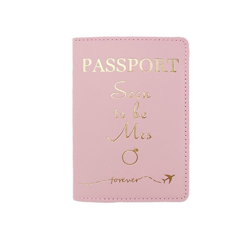 Lover Couple Passport Cover Hot Stamping Coming Soon Ms Women Men Travel Wedding Passport Cover Holder Fashion Wedding Gift G1l0 Walmart Com