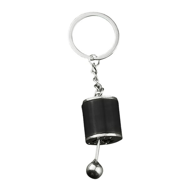 Anillo llavero creativo Yuyangstore de palanca de cambio de transmisión Manual Negro