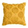 thumbnail image 1 of Textured Leaf Pattern Decorative Pillow Cover for Sofa Couch Bed Living Room Seasonal Home Throw, 1 of 6