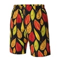 thumbnail image 4 of Pofeuu Autumn With Leaves Prin Men's Swim Trunks Quick Dry Bathing Suit Swimming Board Shorts Mesh Lining Beach Swimwear-XX-Large, 4 of 6