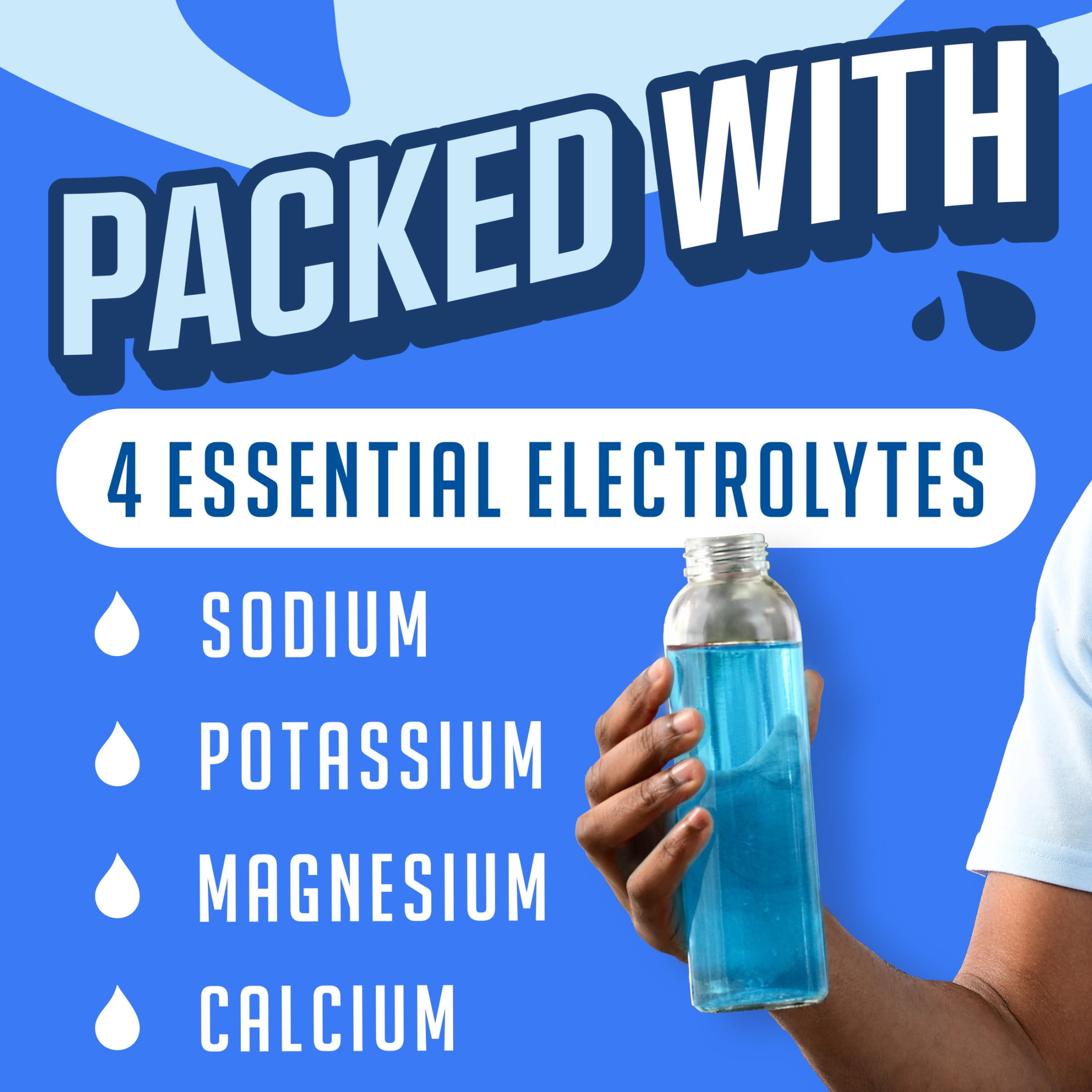 (12 pack) Kool-Aid Hydration Electrolyte Powder Drink Mix, 6 On-the-Go-Packets, for Easy and Flavorful Hydration, Blue Raspberry Lemonade Artificial Flavor, Zero Sugar, No Artificial Dyes, 1.32 oz Box