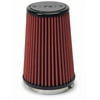 Airaid 700-433 Universal Clamp-On Air Filter: Round Tapered; 3.25 in (83 mm) Flange ID; 7 in (178 mm) Height; 4.625 in (117 mm) Base; 3.5 in (89 mm) Top