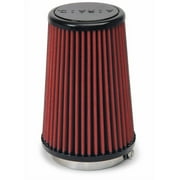 Airaid 700-433 Universal Clamp-On Air Filter: Round Tapered; 3.25 in (83 mm) Flange ID; 7 in (178 mm) Height; 4.625 in (117 mm) Base; 3.5 in (89 mm) Top