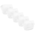 thumbnail image 1 of B91xZ 5 Pieces Womens Non Padded Bandeau Sprots Bra Strapless Convertible Bralettes Basic Layer Top Bra,White 5XL, 1 of 5