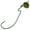 Green Pumpkin, variant on Lead Football Swing Jig- 1/4 oz- Black (5 Per Pack)