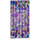 thumbnail image 1 of Cortina de ducha ABPHQTO Hipster Morado y Colorido Pequeños patrones Impermeable 90x180 cm, 1 of 2