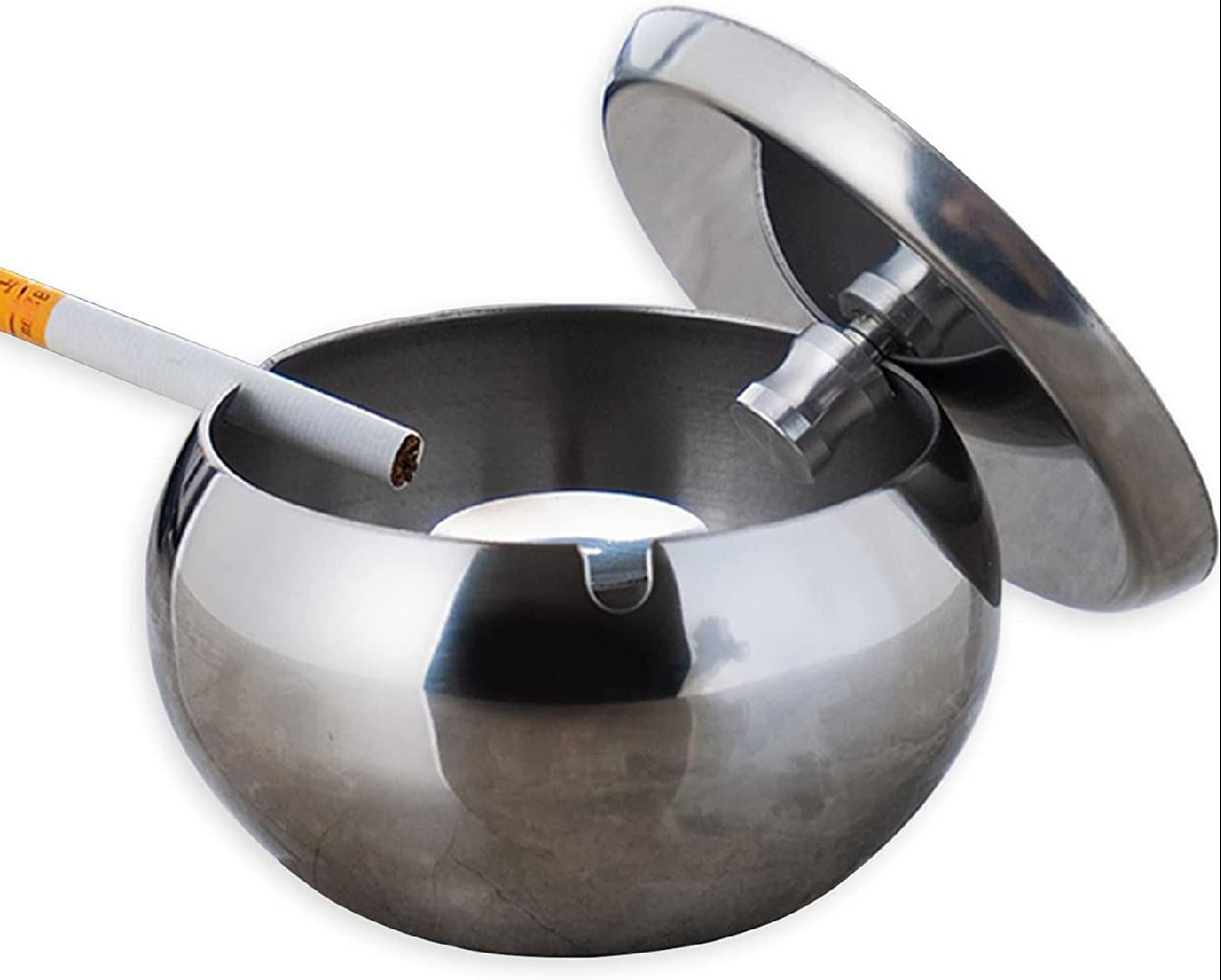 Cool Ashtrays for Cigarettes Outdoor Ashtray with Lid,Creative