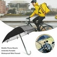thumbnail image 3 of Mini Motorcycle Phone Holder Umbrella Phone Sun Shade Parasol Easy Installation 11*8.6 Inch, 3 of 15