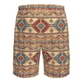 thumbnail image 6 of Kdxio Traditional Tribal Aztec Pattern Mens Casual Shorts - Drawstring Summer Beach Sports Shorts for Men, 6 of 9