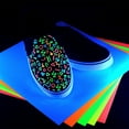 thumbnail image 4 of Siser Easy Glow Heat Transfer Vinyl, 12" x 25yd Roll Neon Blue - Compatible with Siser Romeo/Juliet & Other Professional or Craft Cutters  Glow in The Dark HTV - CPSIA Certified, 4 of 7