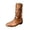Brown, variant on Timeless Flat Bed Mid Calf Boots For Everyday Comfort and Easy On Design – Classic Lace Up Round Toe Ankle Booties with Secure Straps for Versatile Casual Wear, Brown, 41