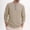 Beige, variant on Men's Henley Shirts Long Sleeve Casual Classic Tee Waffle Button T-Shirt Lightweight Pullover Shirts Gray 4