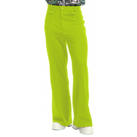 Disco Pants Adult Costume Lime - 42