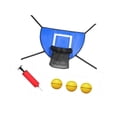 thumbnail image 4 of Juego de aro de baloncesto para trampolín, accesorios para trampolín, fácil instalación, portería de baloncesto blanda para entrenamiento, la mayoría Amarillo, 4 of 8