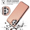 thumbnail image 6 of for Samsung Galaxy A32 5G (Not 4G) Wallet Case with Card Holder,PU Leather Kickstand Card Slots Case Double Magnetic Clasp Durable Shockproof Cover for Samsung Galaxy A32 5G Rose Gold-SK, 6 of 15
