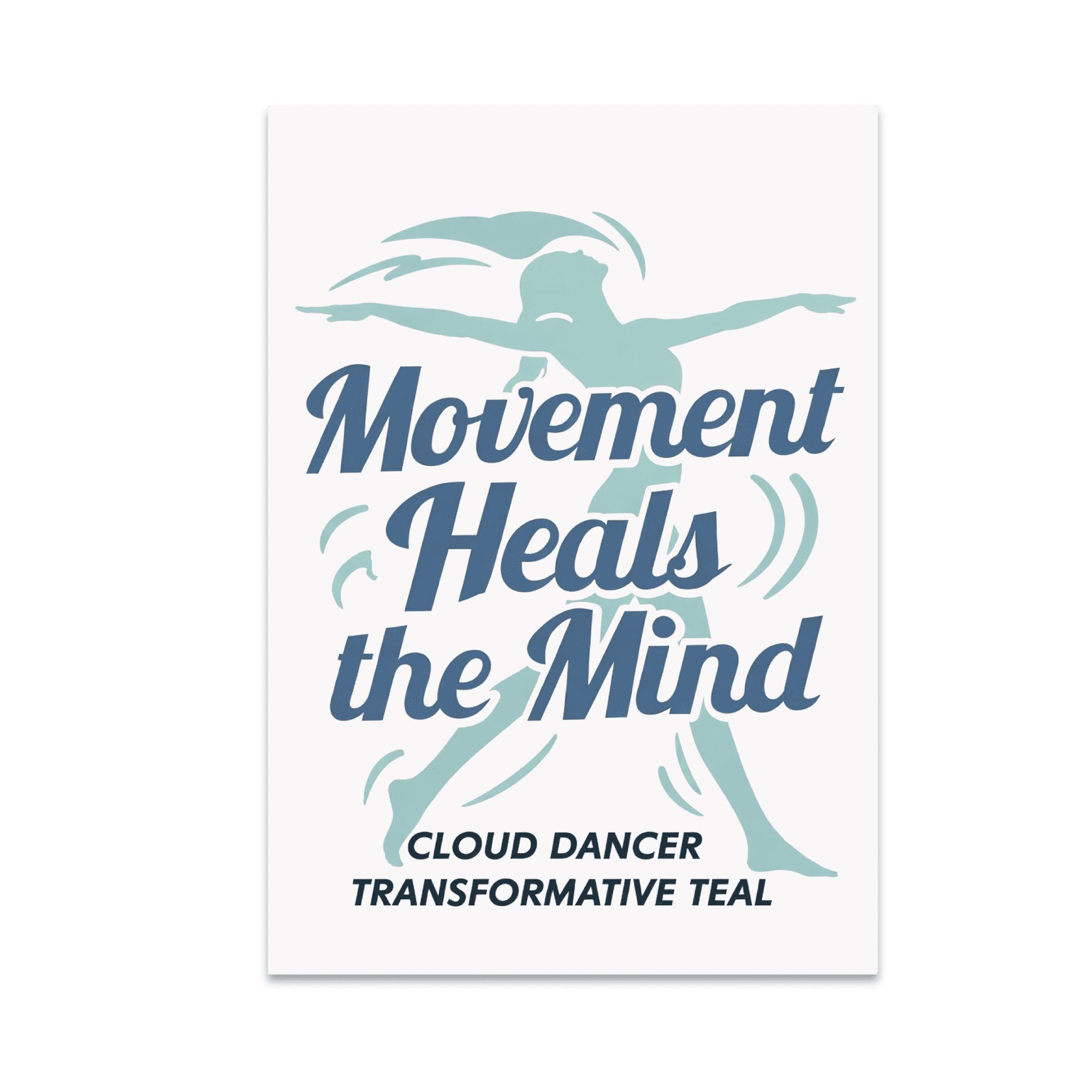 Mindful Movement Wall Art - Wellness Enthusiast - 13x19 Poster Print