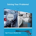 thumbnail image 2 of High Pressure Washer Gun with Extension Rod 5 Different Nozzles 9m Hose 4000 PSI Portable Handheld Car Washer M22 Water Inlet 1/4-inch Nozzle Connection Washing Sprayer for Floor Fence Patio Garden, 2 of 8