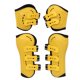 thumbnail image 1 of Botas para tendones de caballo, botas para menudillo, frente abierto, transpirables, botas protectoras ajustables para caballos para saltar, amarillo, juego de 4 m, 1 of 5