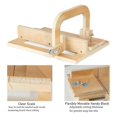 thumbnail image 3 of Adjustable Wire Soap Cutter, Wooden Soap Making Supplies with Replaced Stainless Steel Wires for Handmade, 3 of 5