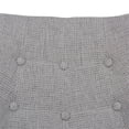 thumbnail image 5 of Allora Mid-Century Twill Fabric Eiffel Base Rocking Chair in Gray, 5 of 7