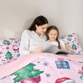thumbnail image 5 of Homewish Teens Kids Children Christmas Santa Claus 3 Pieces Queen Comforter Set,Happy Xmas Tree Ultra Soft Bedding Sets,Happy New Year Bedding Comforter Set Breathable,Ultra Soft Home Decor, 5 of 8