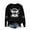 Black, variant on Sweatshirts for Women Western Cow Crewneck Long Sleeve Sweater Pullover Tops Casual Print Stylish Outwear