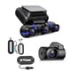 thumbnail image 1 of Cámara Dash 4Lens ABS 2K1080P Grabador Coche DVR Soporte Teléfono WIFI G-PS Track G-Sensor Speravity, 1 of 6
