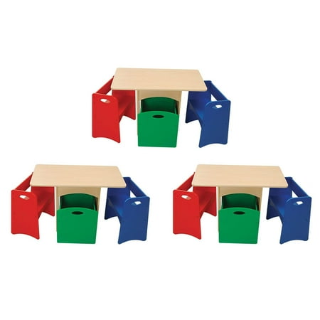 Kidkraft Wooden Kids Activity Table With 2 Primary Benches And