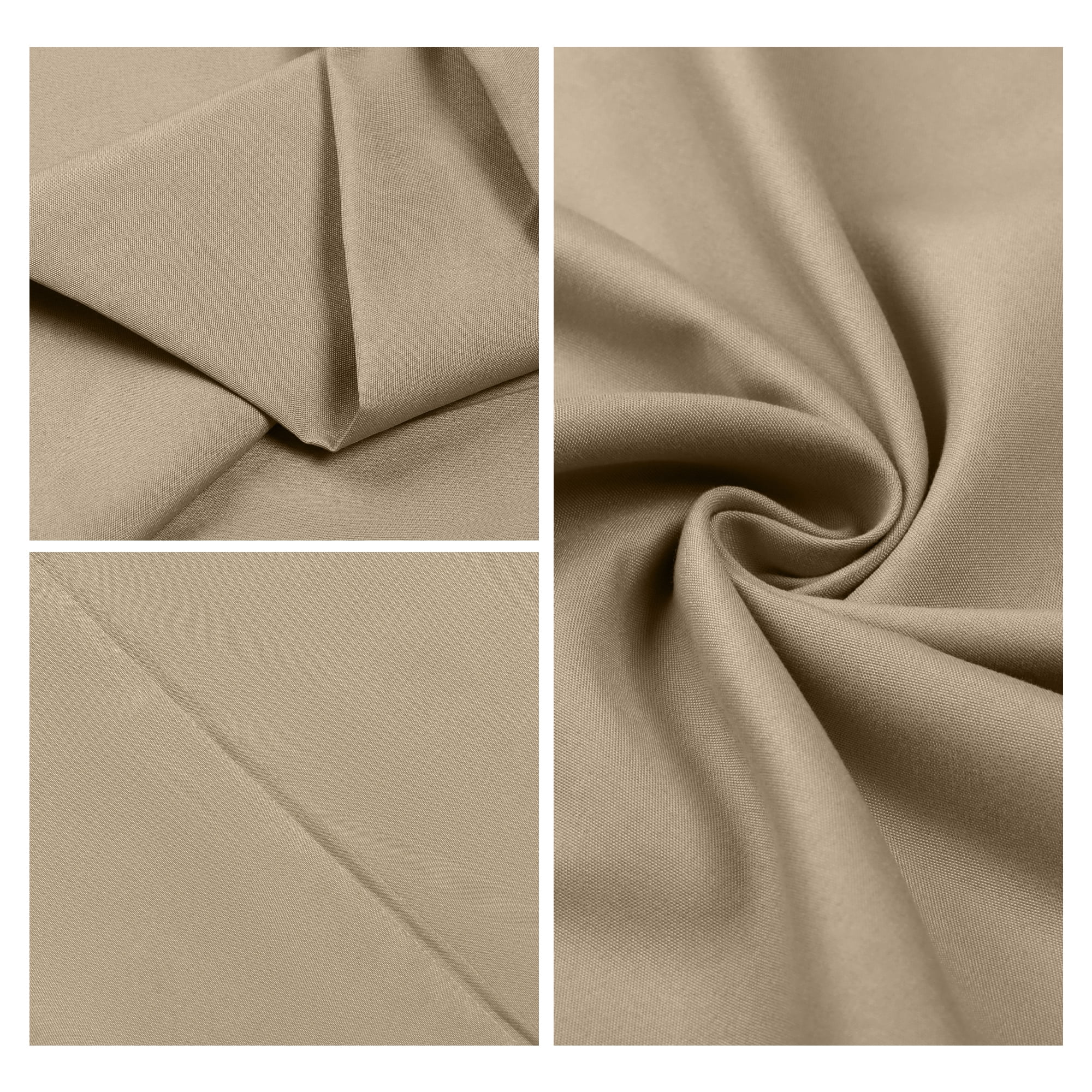 Unique Bargains Pillow Cases with Envelope Closure Pillow Covers 2 pcs Standard Camel