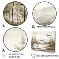 thumbnail image 3 of Designart "Silent Modern Scandinavian Scenery III" Modern Scandinavian Floater Framed Wall Decor, 3 of 5