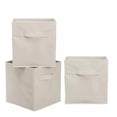 thumbnail image 1 of Caja de almacenamiento de ropa plegable BLOSOOM Juego de 3 beige, 1 of 4