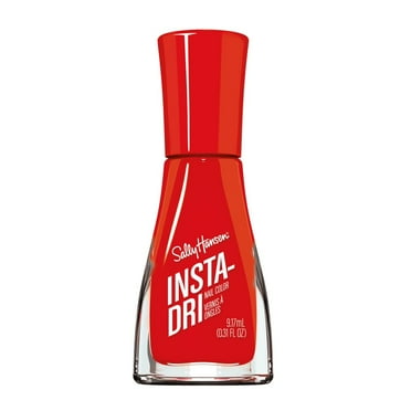Sally Hansen Insta-Dri Nail Color Polish, Augmented Red-ality, 0.31 fl oz, Quick Dry