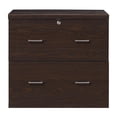 thumbnail image 4 of Alpine 2-Drawer Engineered Wood Lateral File with Lockdowel in Espresso Finish, 4 of 9