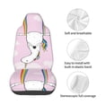 thumbnail image 4 of Fotbe Aerial Yoga for Unicorn Funda para Asiento de Auto con Estampado – Impermeable y Antisudor – Ajuste Universal, Lavable a Máquina, Antideslizante (1 Pieza), 4 of 5